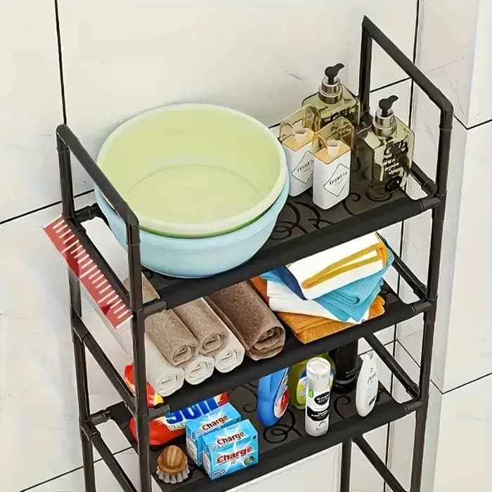 Étagère de rangement pour toilettes