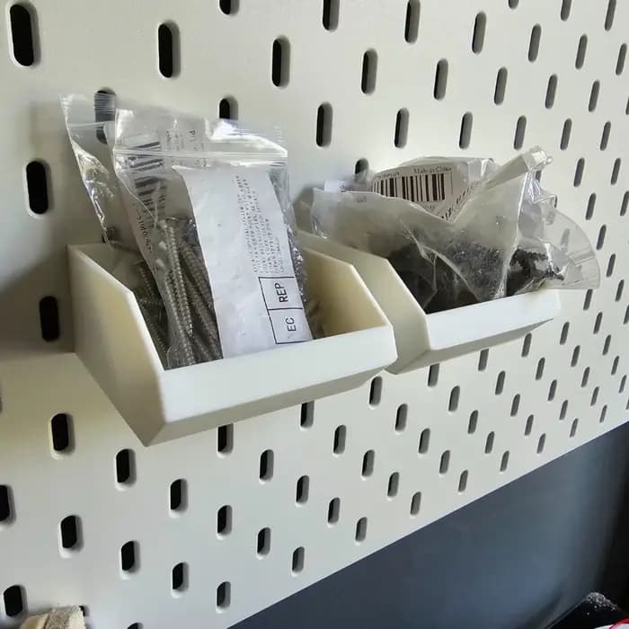 Organisateur de pièces d'outils en plastique pour IKEA Skadis