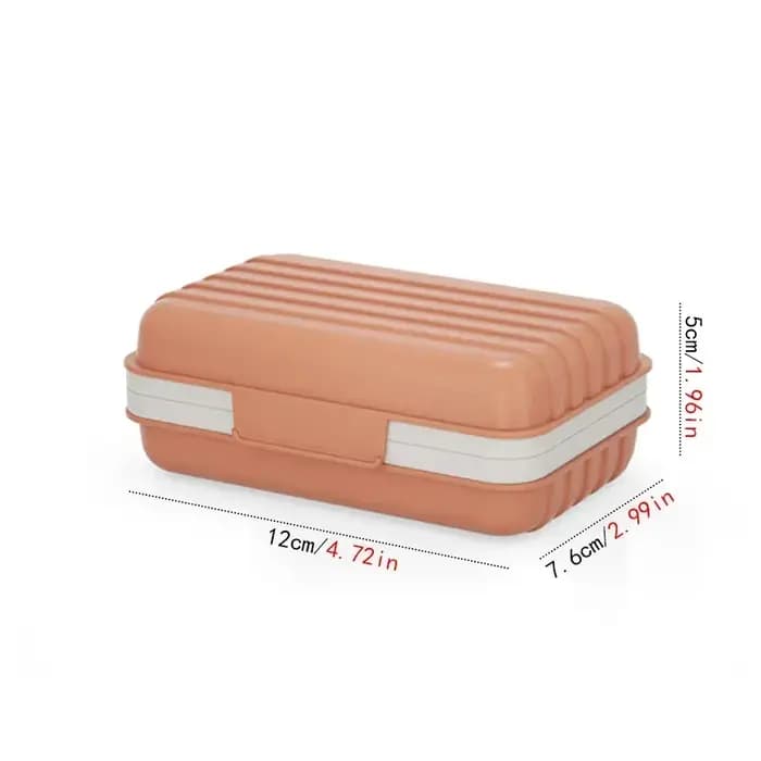 Porte-savon de salle de bain avec couvercle