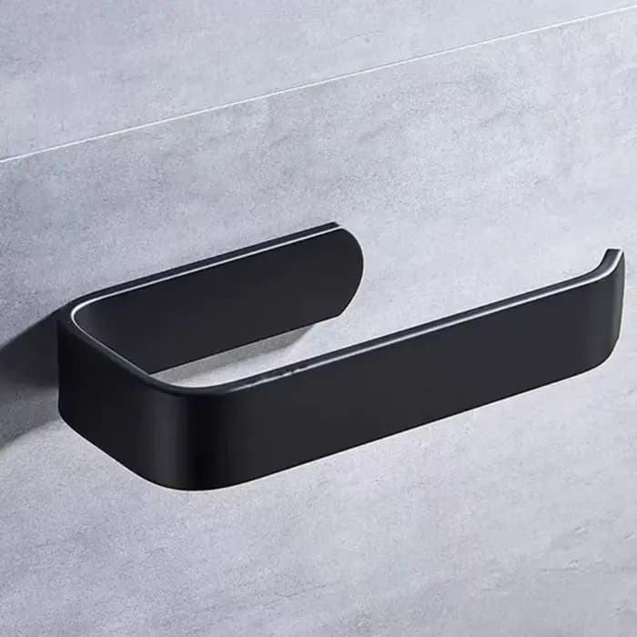Porte-serviettes de salle de bain blanc sans perçage