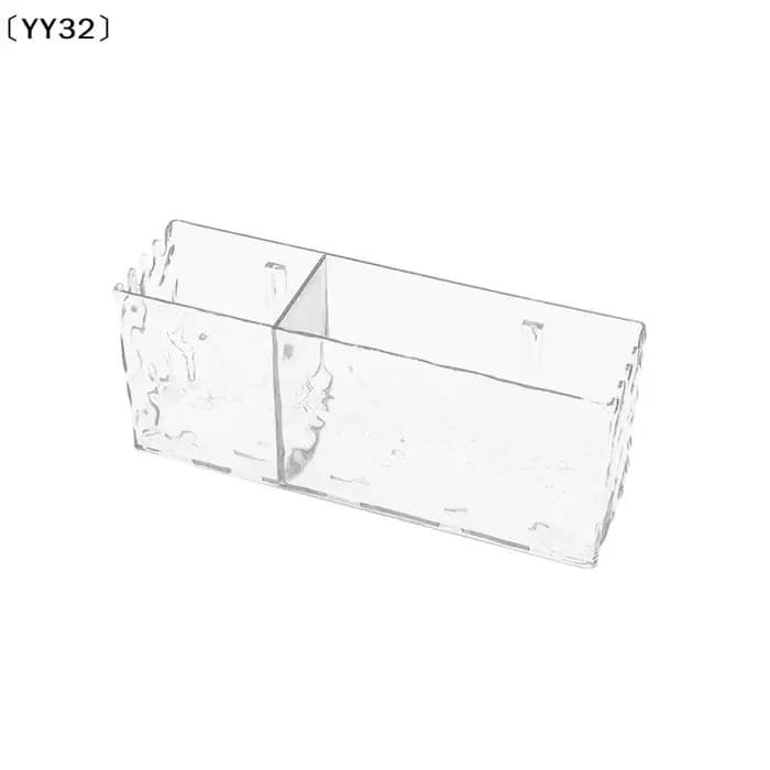 Boîte de rangement à ventouse pour salle de bain