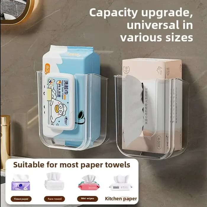 Nouveau Distributeur Mural de Papier Toilette à Ventouse