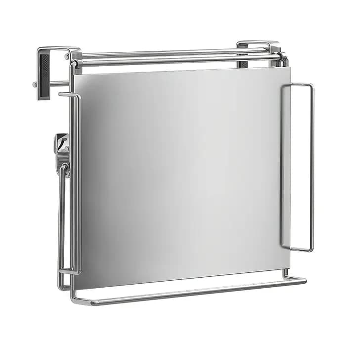 Étagère pliable en acier inoxydable pour comptoir, gain de place, étagère de porte de placard, range
