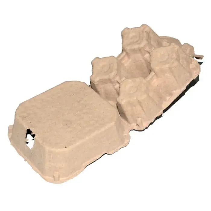 Lot de boîtes de rangement en papier kraft pour œufs