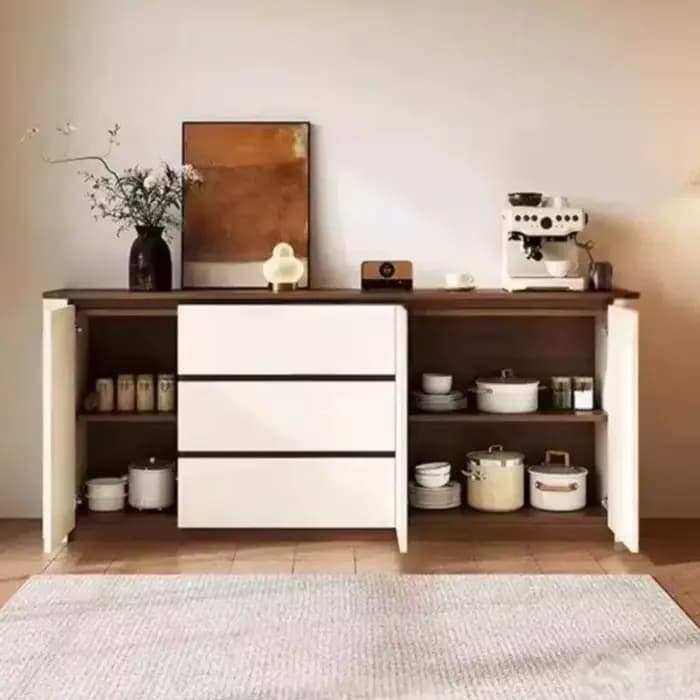 Étagère de rangement de luxe sur pied pour salon