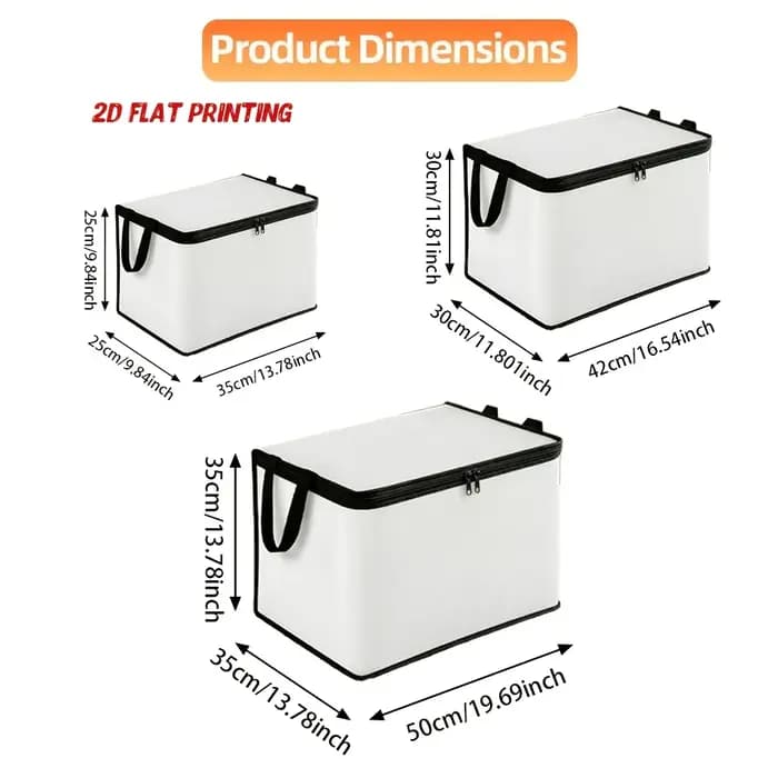 Boîte de rangement pliable avec couvercle pour vêtements, câbles électroniques et chargeurs, avec motif graphique moderne et fermeture éclair, conteneur de rangement à couvercle