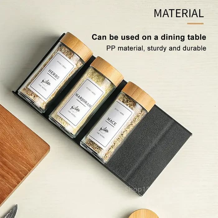 Tiroir porte-épices pour cuisine 4 couches support à épices réglable pour pots