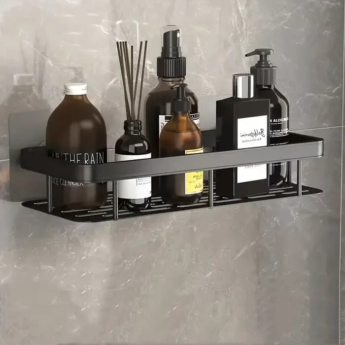Support de douche-support de rangement multifonctionnel antirouille de 11,8 pouces, support de shamp