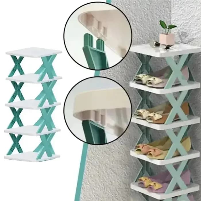 Étagère de rangement de chaussures multicouche