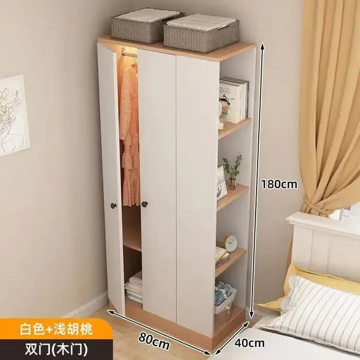Armoire étroite de style rétro