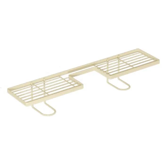 Étagère de rangement pour salle de bain avec drainage d'eau, design en maille, support intégré pour