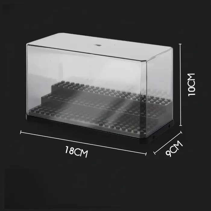 Vitrine étagère transparente large boîte à 3 niveaux pour figurines-protecteur acrylique pour petite