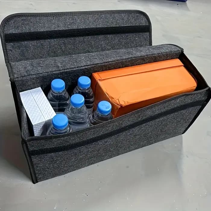 Organisateur de coffre de voiture (1 pièce) : pliable