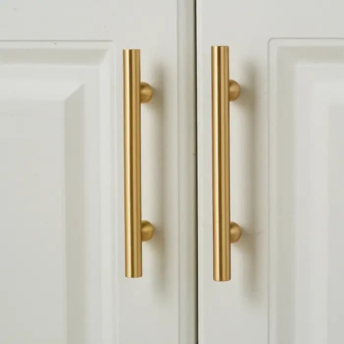 Poignées d'armoire en laiton massif