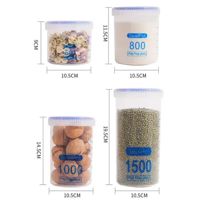 Mars-Boîte de rangement de grande capacité avec couvercle