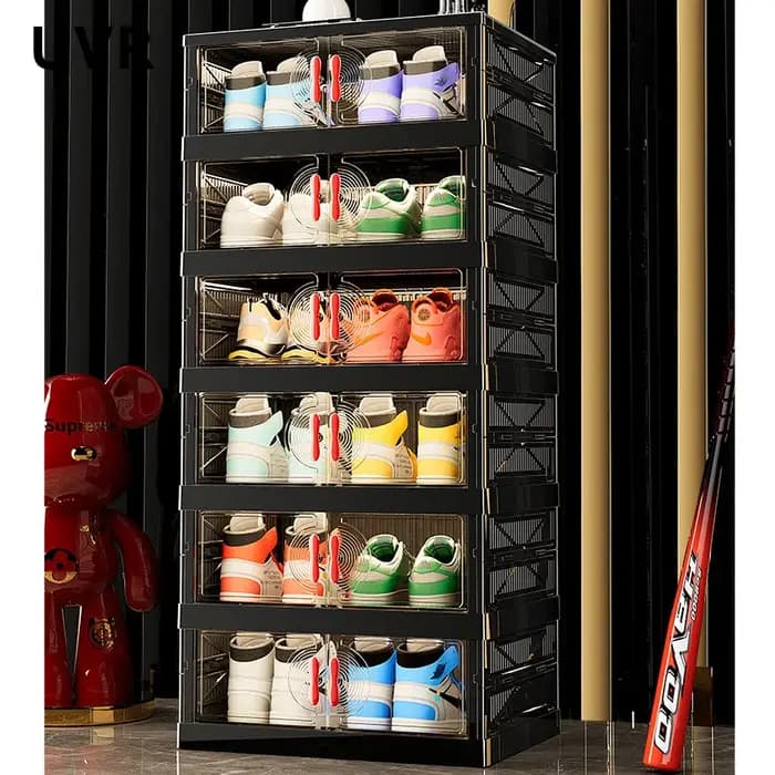 UVR étagère à chaussures organisateur salon boîte de rangement
