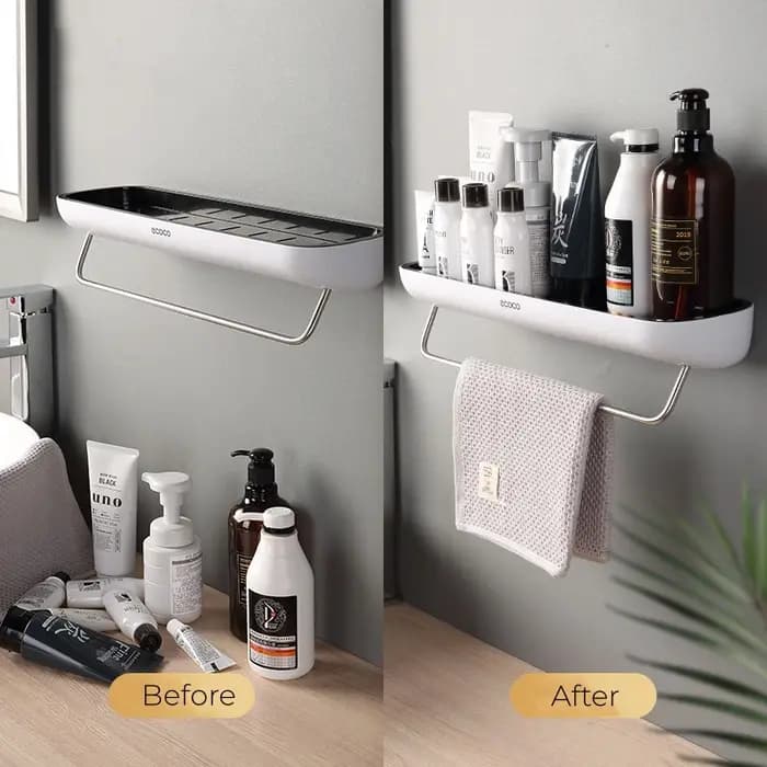 Étagère de rangement murale pour salle de bain