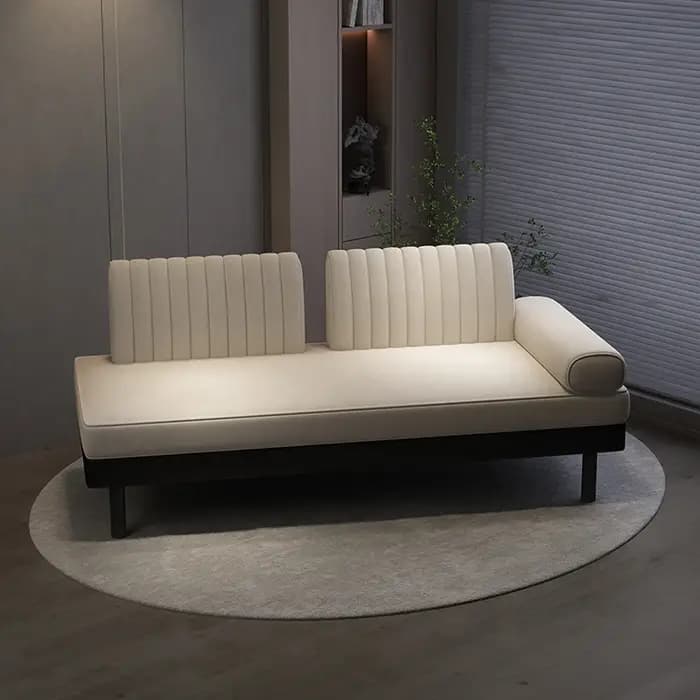 Banc de chambre inclinable design avec rangement, banc de coiffeuse nordique, banc de chambre d'enfa