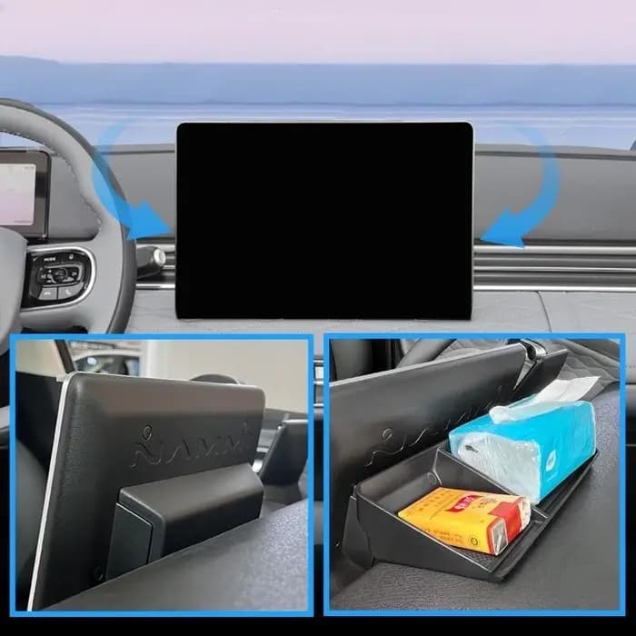 Boîte de rangement arrière pour écran de commande centrale Dongfeng 2024 2025