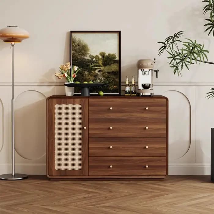 Boîte de rangement Design armoire sur pied grande vitrine salon