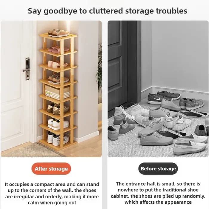 L'artefact de stockage de chaussures multicouche de porte économique pour la maison permet d'économi