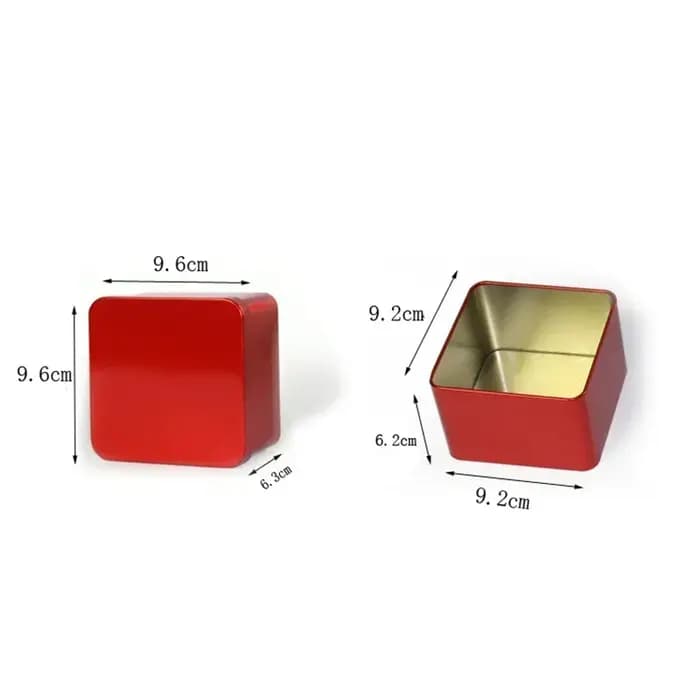 Mini boîte de rangement en métal