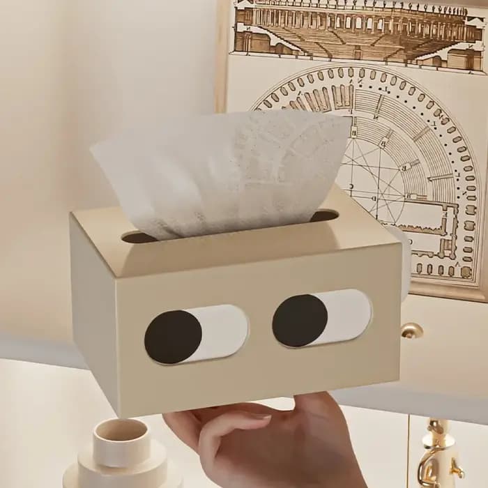 Couvercle de boîte à mouchoirs rectangulaire mignon