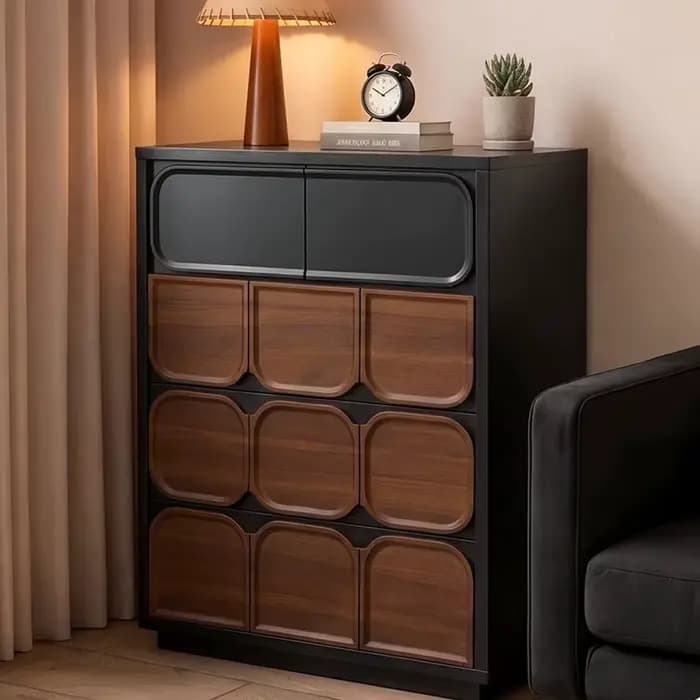 Meubles de salon d'angle nordiques : Armoires de rangement