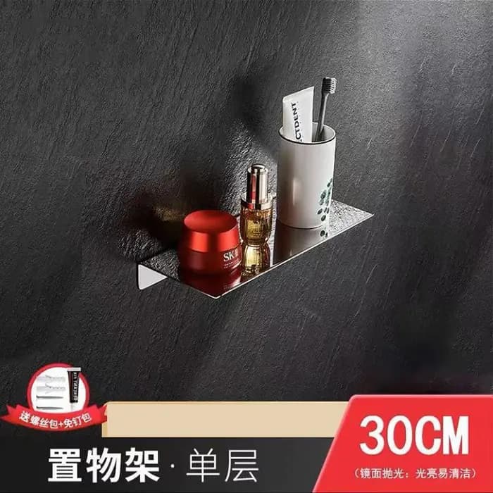 Étagère flottante murale en acier inoxydable, étagère murale flottante moderne pour décoration de sa
