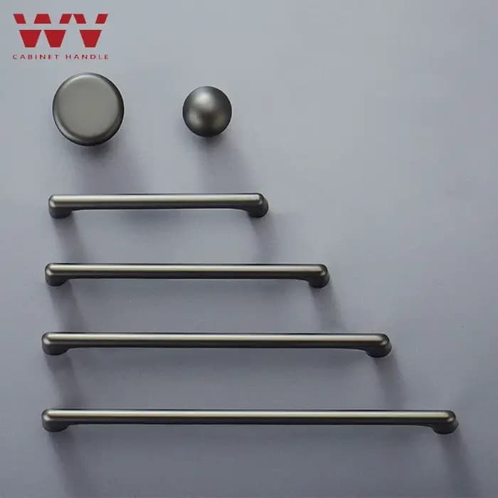 YM gris armoires de cuisine poignées de rangement 96-320mm commodes placard armoire porte tiroir boutons meubles matériel tire