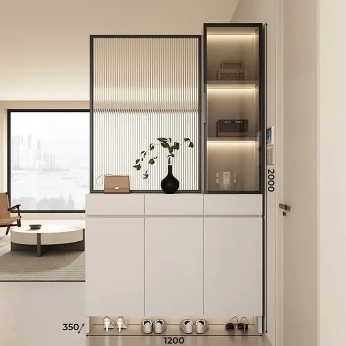 Porte en verre armoires à bijoux vitrine de boissons armoire de rangement blanc entrée bureau Mobili Per La Casa accessoires pour la maison