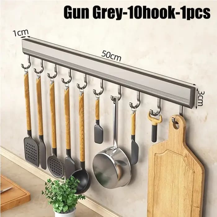 Support de rangement de cuisine en alliage d'aluminium