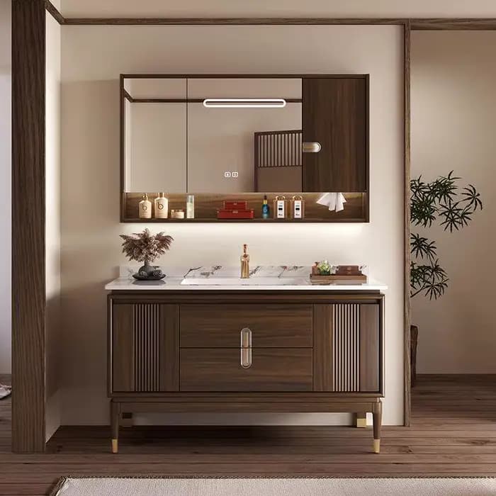 Meuble de salle de bain en bois de Chine