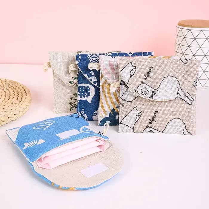 Sac de rangement de serviettes hygiéniques pour femmes et filles