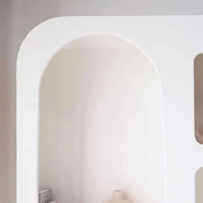 Meuble de rangement multifonctionnel style français pour entrée