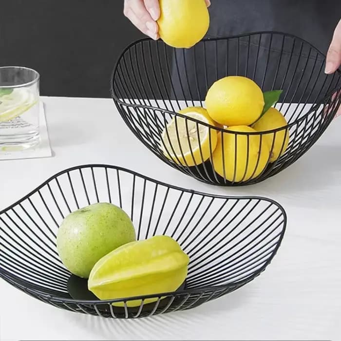 Corbeille à fruits en métal