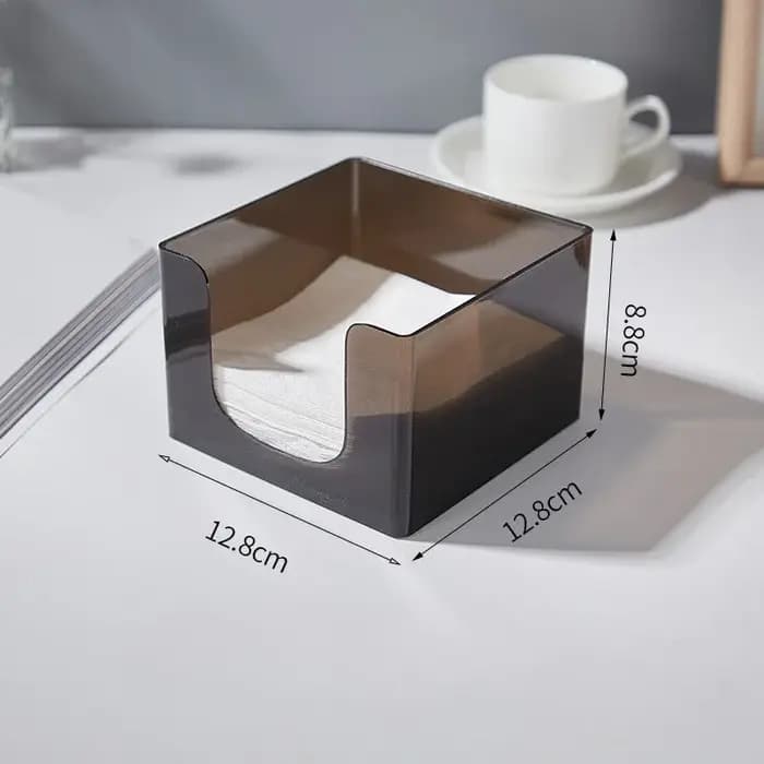 Boîte de rangement de mouchoirs minimaliste carrée