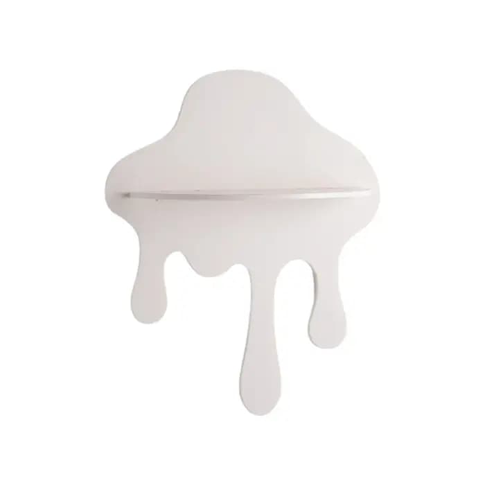 Étagère murale flottante en forme de nuage irrégulier