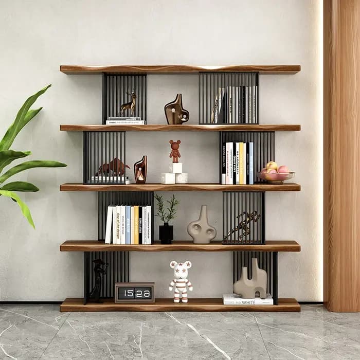 Bibliothèque d'angle armoires de salon vanité étagère en bois de luxe Bar
