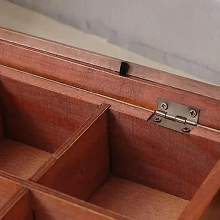 Organisateur de sachets de thé à 12 compartiments, boîte en bois avec couvercle transparent pour la maison, la cuisine, le café, le garde-manger et les sachets de collations