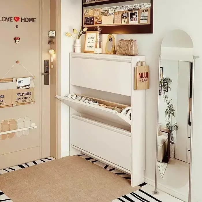 Organisateur de rangement pour chaussures d'entrée