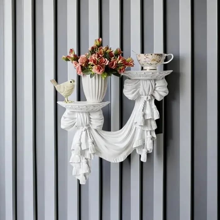 Étagère murale en résine pour salon moderne