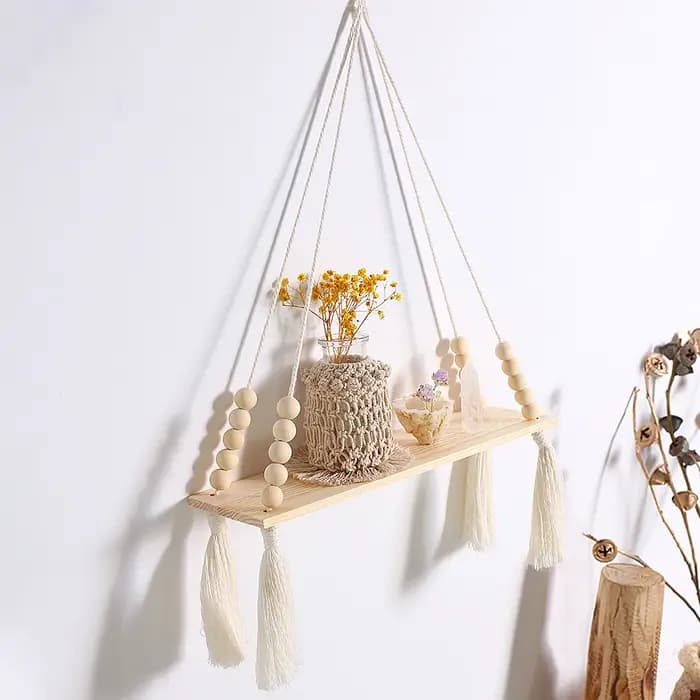Étagère murale flottante en bois rustique pour salle de bain, salon, décoration murale, cadeau