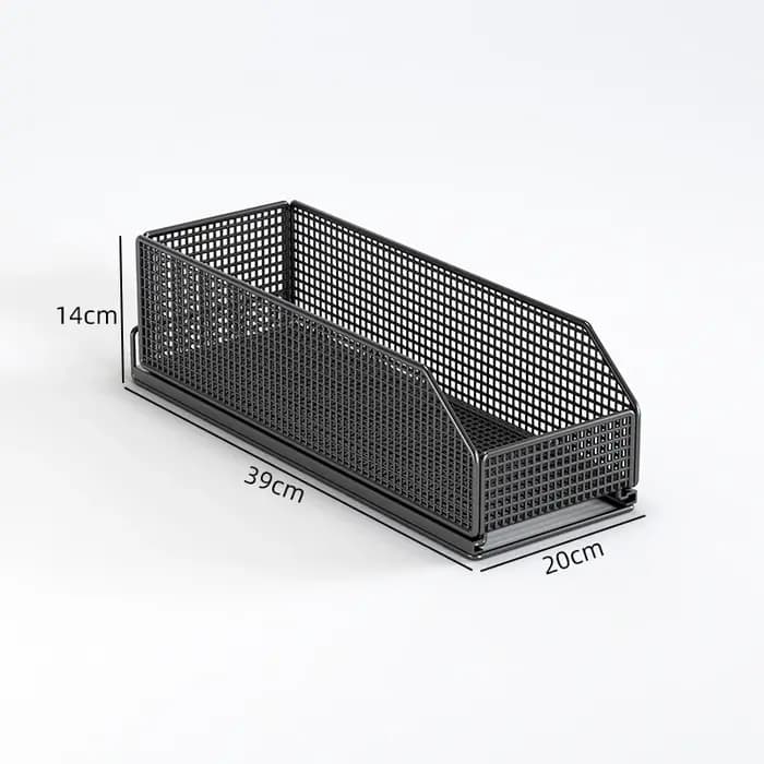 Meuble de rangement à tiroirs avec étagère coulissante, meuble étroit, meuble profond, panier de ran