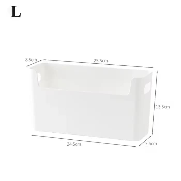 Bacs de rangement muraux en plastique sans poinçon