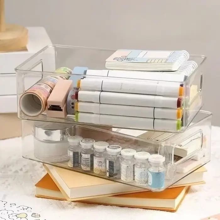 Boîte de rangement de bureau de grande capacité