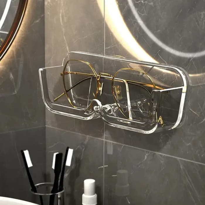 Vitrine murale perforée pour lunettes de soleil