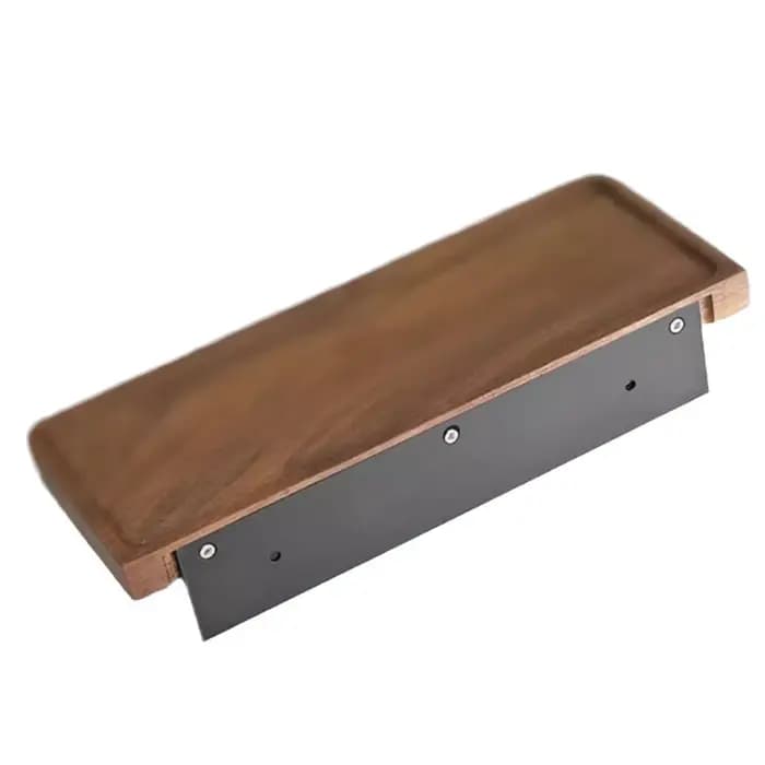 Support de rangement en noyer pour salle de bain