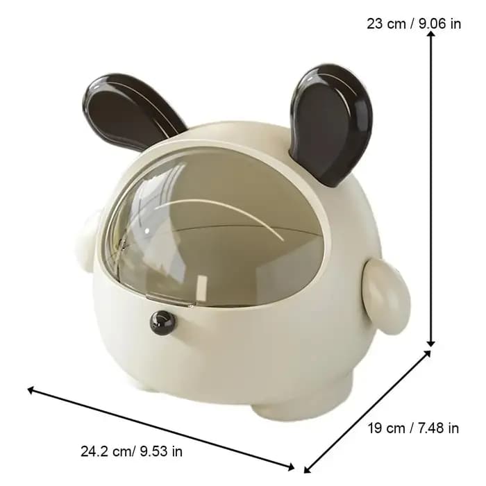 Support de rangement kawaii coréen en forme de lapin