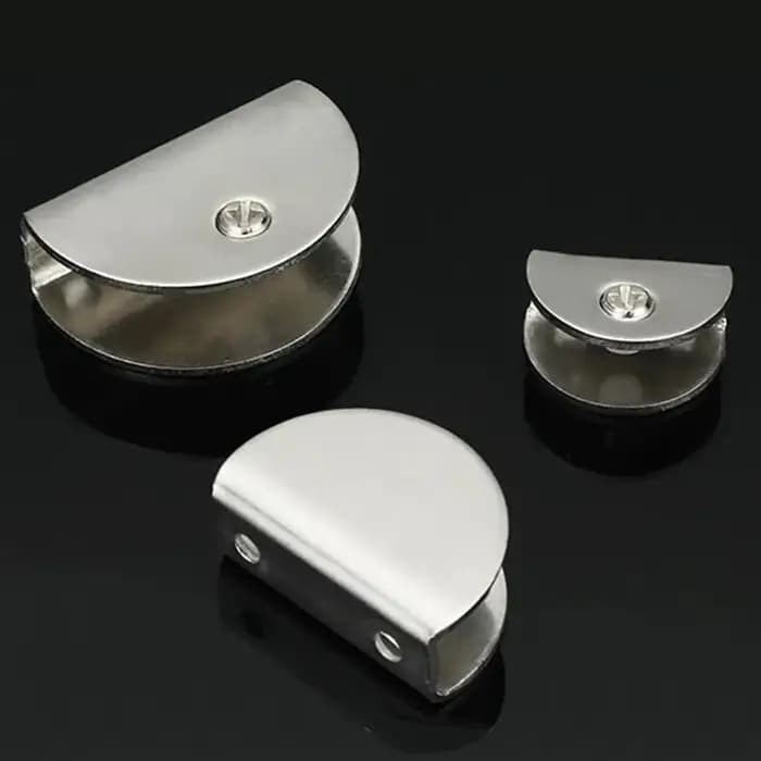 Pièces de rechange : Supports de tablette en verre en acier inoxydable réglables